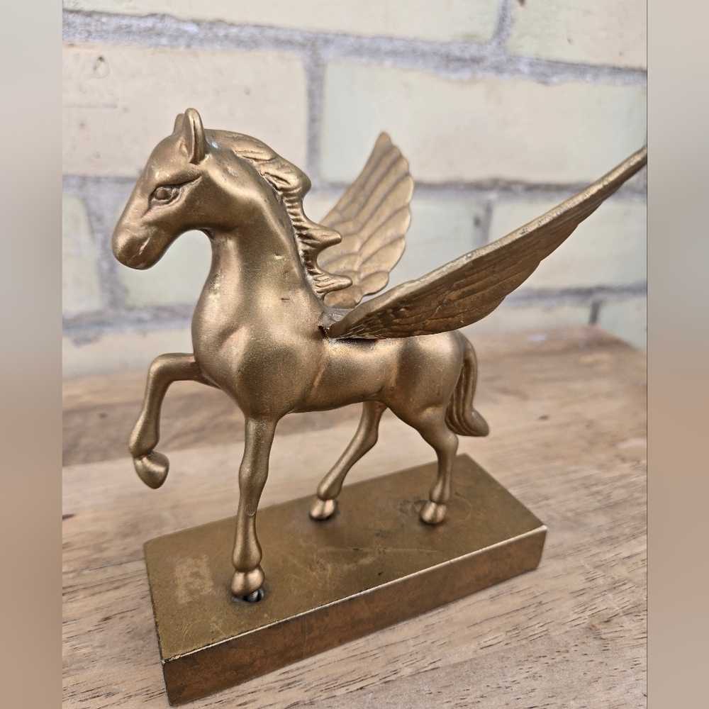 Vintage Brass Pegasus - Picture 4 of 8